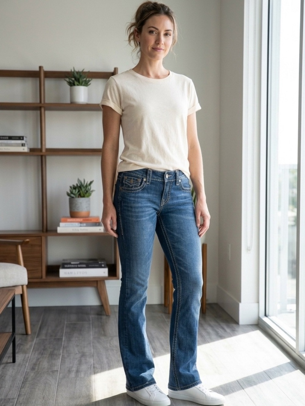 Kut from the Kloth Kate Low Rise Bootcut Jeans